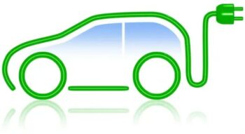 Graphic of electric vehicle