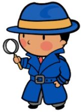 Clip art of detective